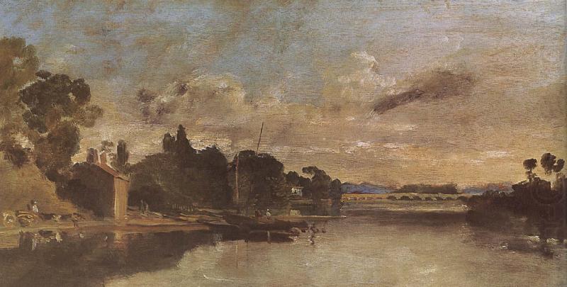 J.M.W. Turner The Thames near Waton Bridges china oil painting image